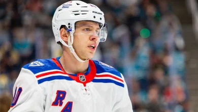 Panarin out of Rangers lineup for roster management