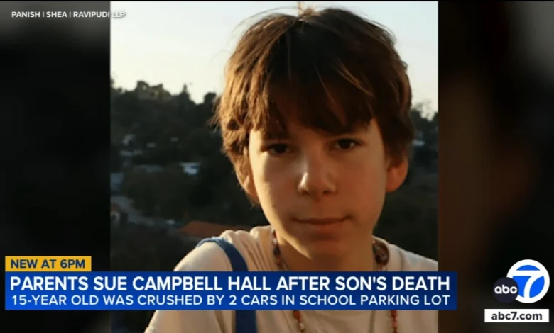 Parents file wrongful death lawsuit against Campbell Hall HS after son crushed to death