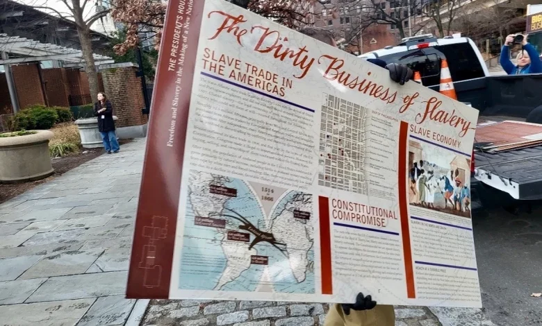 Park Service removes slavery exhibit at Independence Park