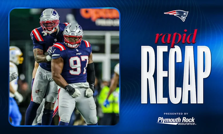 Patriots Dispatch Chargers 16-3 in Wild Card Round