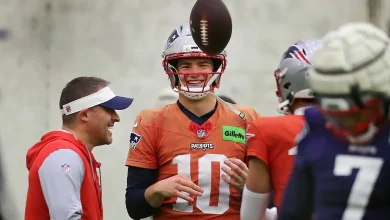 Patriots quarterback Drake Maye says he's 'feeling good'
