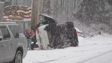 Pennsylvania Drivers Crash In Snow Ahead Of Winter Storm