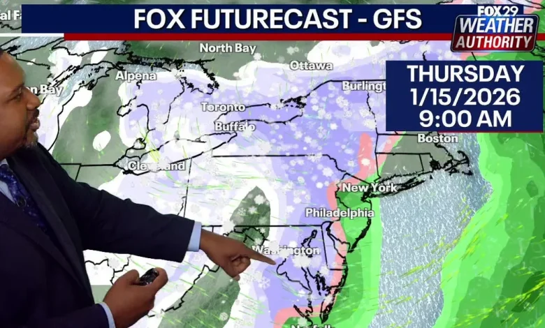 Philadelphia weather: Midweek storm could bring snow, rain to parts of area