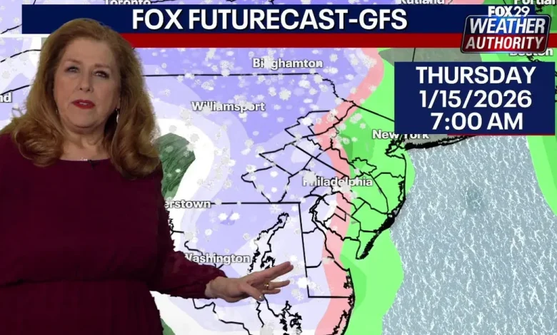 Philadelphia weather: Wintry mix to create messy Thursday morning commute