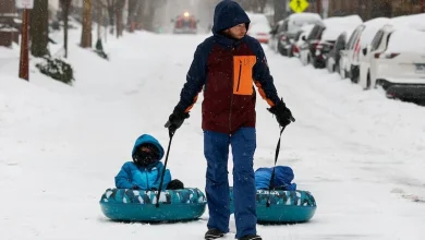 Philly's biggest snow in five years has icy finish