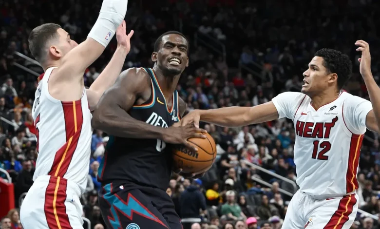 Pistons open 2026 calendar year with home loss to the Heat