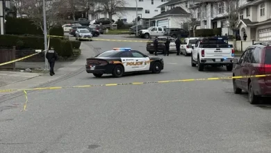 Police descend on Abbotsford neighbourhood after targeted shooting