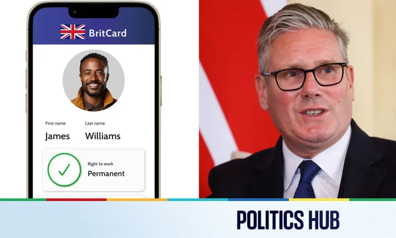 Politics latest: Starmer U-turns on plans for mandatory digital ID cards