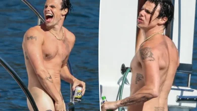 Pop star Yungblud ditches his clothes, bares all during wild private yacht party