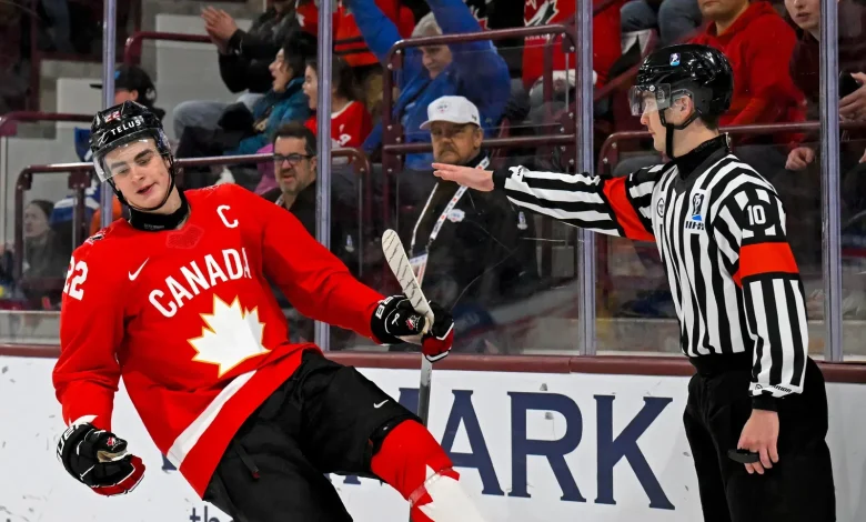 Porter Martone Will Have to Back Up Trolling Shenanigans in World Junior Semifinals