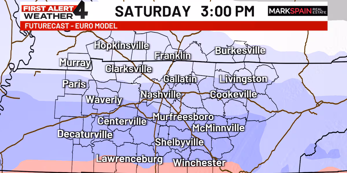 Potential first major winter storm of season for Middle Tennessee in sight