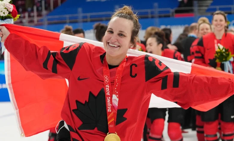 Poulin, Nurse headline Canada's women's Olympic hockey roster