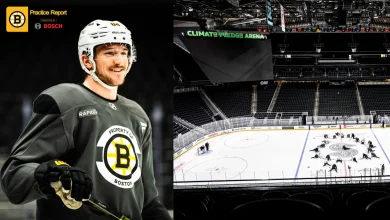 Practice Report: Bruins Look to Close Road Trip on High Note