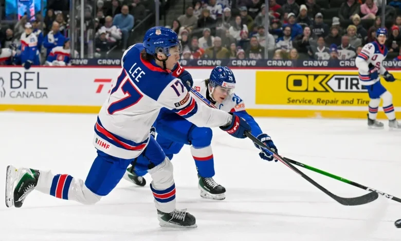 Predators draft picks Brady Martin, Ryker Lee getting noticed at World Juniors