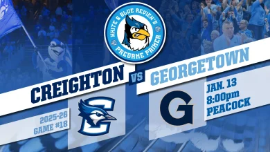 Pregame Primer: Coming Off a Rare Home Blowout Loss, Bluejays Look to Rebound against Hoyas
