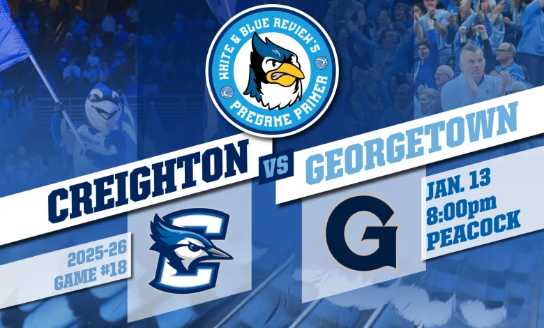Pregame Primer: Coming Off a Rare Home Blowout Loss, Bluejays Look to Rebound against Hoyas