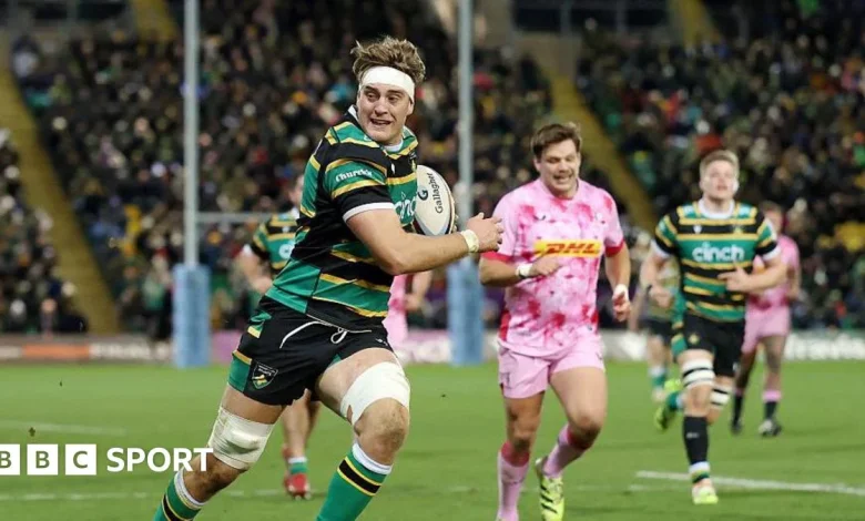 Prem Rugby: Ten-try Northampton Saints outclass Harlequins to go top