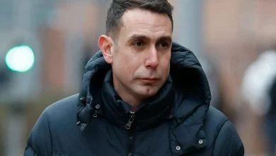 Prem ref David Coote arrives for sentencing after making indecent video of child
