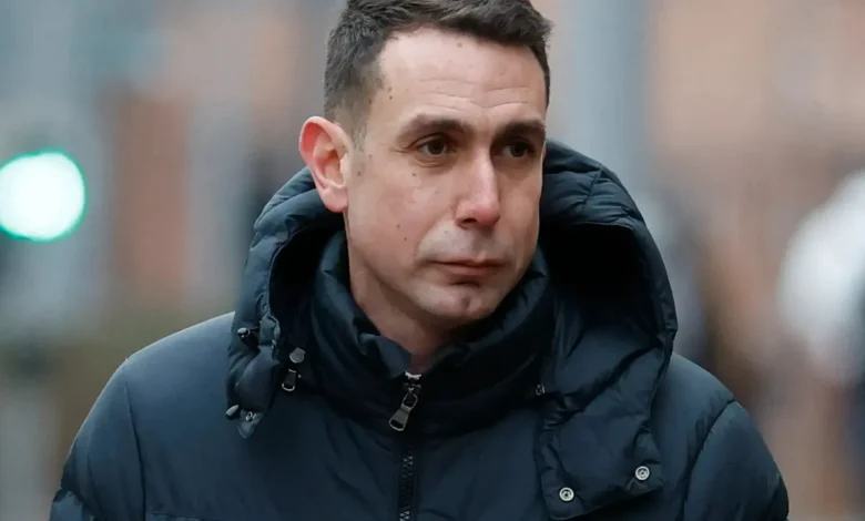 Prem ref David Coote arrives for sentencing after making indecent video of child