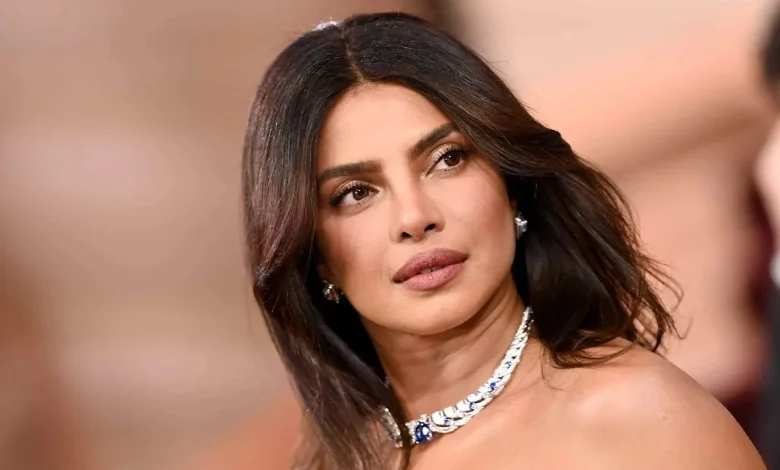 Priyanka Chopra's Plunging Corseted Strapless Gown Seems to Defy Gravity at a Golden Globes After Party