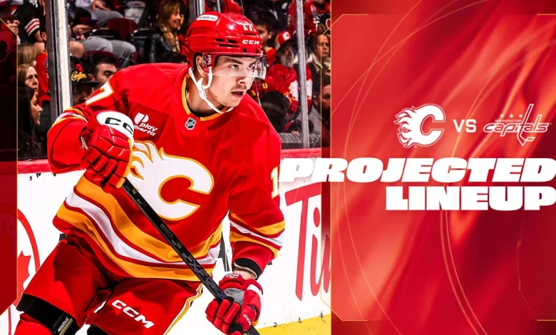 Projected Lineup - Flames vs. Capitals