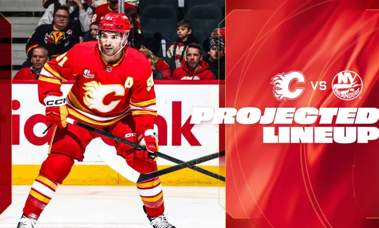 Projected Lineup - Flames vs. Islanders