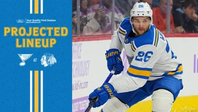 Projected Lineup: Jan. 7 at Chicago | St. Louis Blues