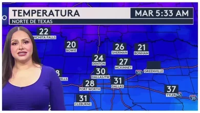 Pronóstico del tiempo hoy en Dallas: Sensación térmica baja hasta los 25 grados Fahrenheit
