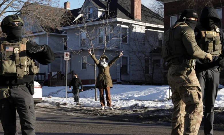 Protesters and federal agents repeatedly square off in Minnesota