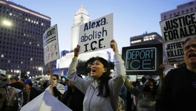 Protests over Minneapolis shooting conclude in downtown Los Angeles; Bass assails ICE