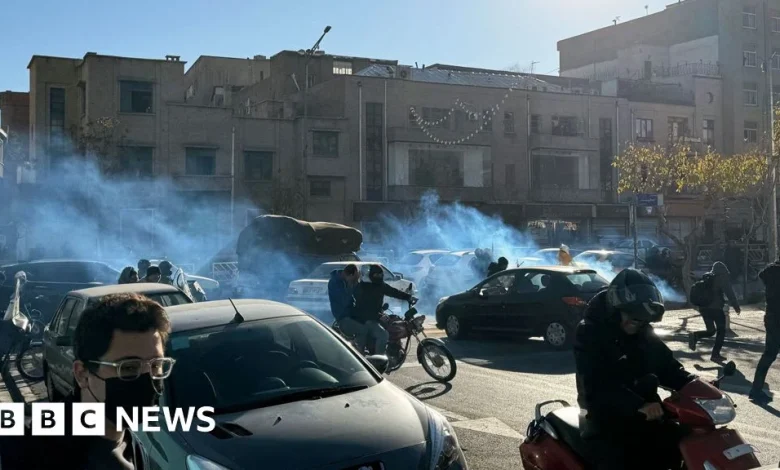 Protests shake Iran at its weakest point in years