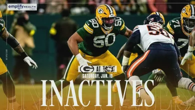 RT Zach Tom won't play in Chicago | Packers-Bears inactives NFC Wild Card