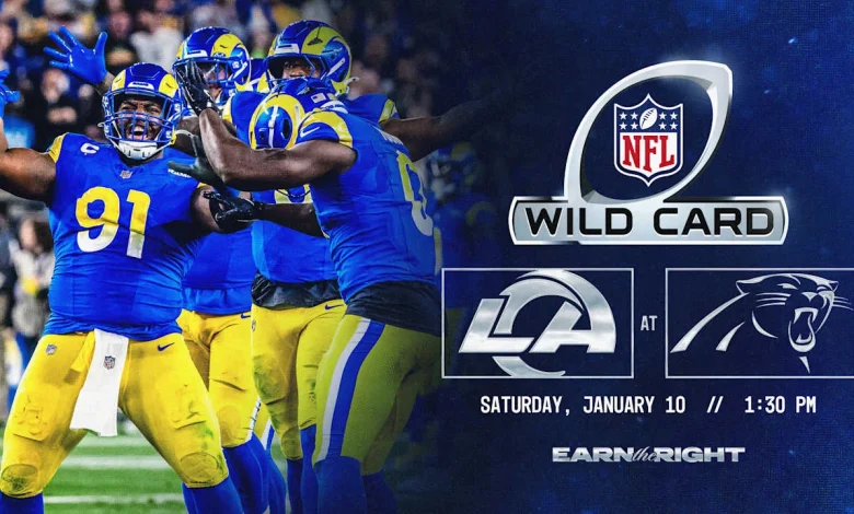 Rams to face Panthers in Wild Card round of playoffs