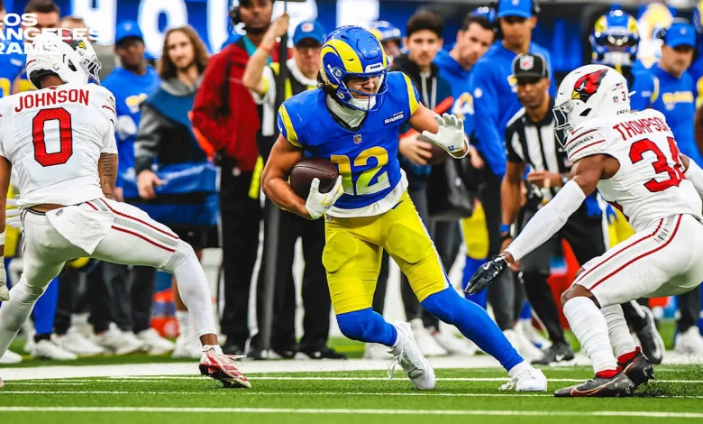 Rams wide receiver Puka Nacua surpasses Randy Moss for second-most receiving yards by a player in their first three seasons in NFL history, trailing only Justin Jefferson