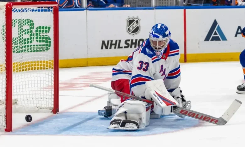 Rangers keep top goalie prospect Dylan Garand in AHL, recall Spencer Martin