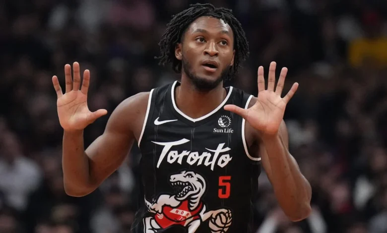 Raptors' Immanuel Quickley out Friday vs. Clippers