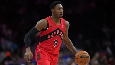 Raptors' RJ Barrett exits vs. Celtics due to ankle injury