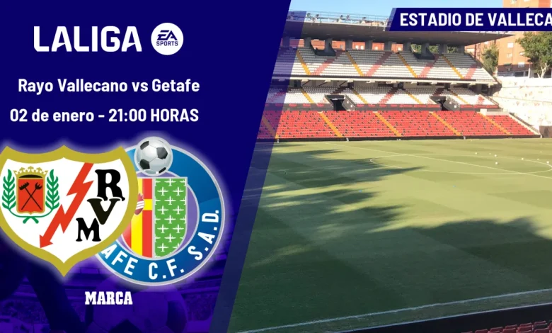Rayo Vallecano - Getafe: horario, dónde ver en TV y canal del partido de LaLiga EA Sports