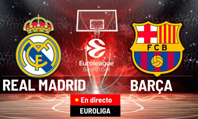 Real Madrid - Barcelona en directo | Euroliga hoy en vivo