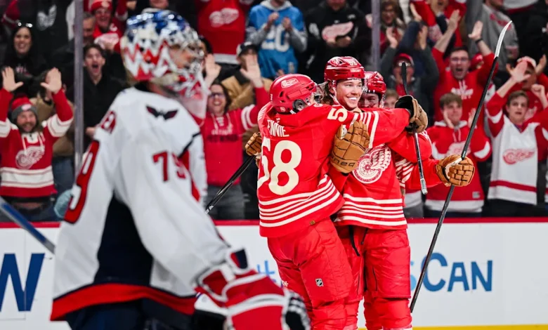 Red Hot Red Wings Clash With Ice Cold Capitals in High Stakes Clash