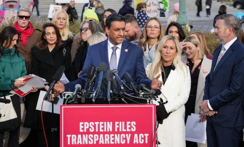 Rep. Ro Khanna discusses delayed Epstein files release : NPR