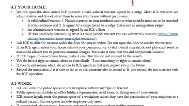 Resources for Individuals and Nonprofits Approached by ICE