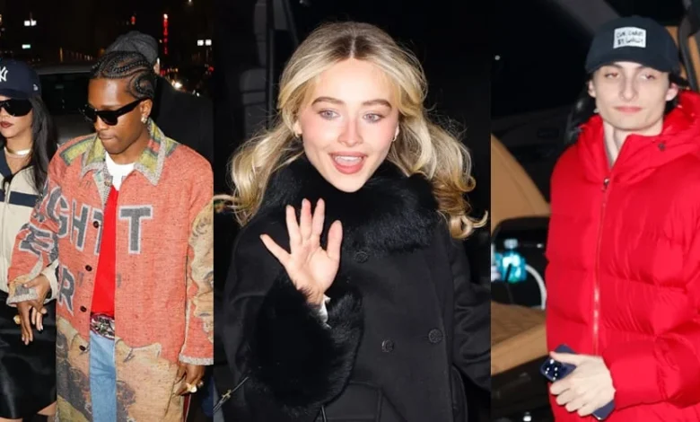 Rihanna, Sabrina Carpenter & ‘Stranger Things’ Cast Attend ‘SNL’ After Party With Finn Wolfhard & A$AP Rocky: Full Guest List! | ASAP Rocky, Charlie Heaton, Finn Wolfhard, Gaten Matarazzo, Joe Keery, Marcello Hernandez, Matt Duffer, Natalia Dyer, Rihanna, Ross Duffer, Sabrina Carpenter, Saturday Night Live, Slideshow, The Duffer Brothers | Celebrity News and Gossip | Entertainment, Photos and Videos | Just Jared