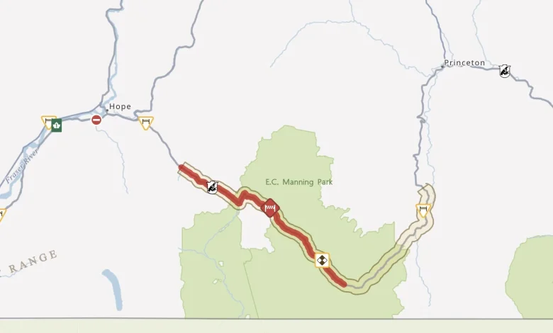 Road maintenance work between Hope, Princeton resulting in major delays: DriveBC