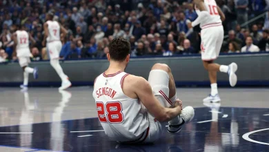 Rockets' Sengun done for night with ankle sprain