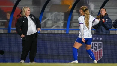Rodman's goal, sideline dance with Hayes cap off USWNT rout