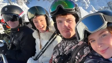 Ronan Keating enjoys time on the slopes with kids after white Christmas in New York