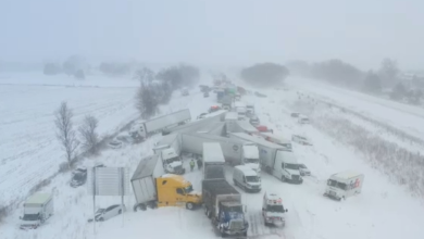 Roughly 100 vehicles involved in Michigan pileup during dangerous snowy conditions, injuries reported on I-196