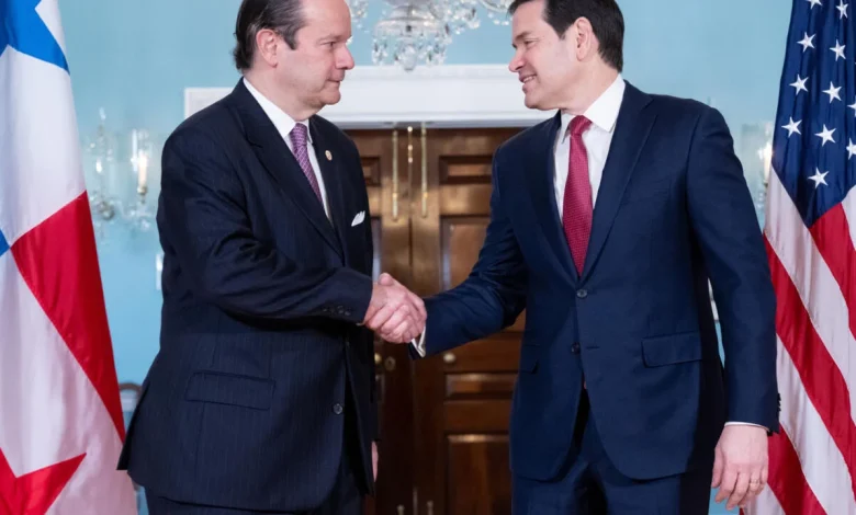 Rubio agradece al canciller panameño las medidas para proteger la "infraestructura crítica"