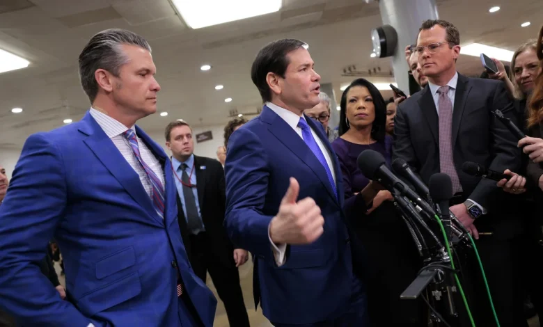 Rubio and Hegseth outline 'threefold process' for Venezuela : NPR